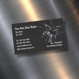 Auto Glasreparatur Magnetische Visitenkarten Neu Visitenkarte