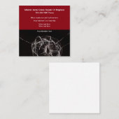 Auto-Glasreparatur und Abtönen Quadratische Visitenkarte (Vorne/Hinten)