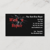 Auto Glasreparatur Visitenkarte (Vorderseite)