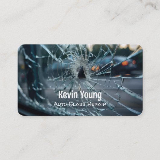 Auto Glasreparatur Visitenkarte (Vorderseite)