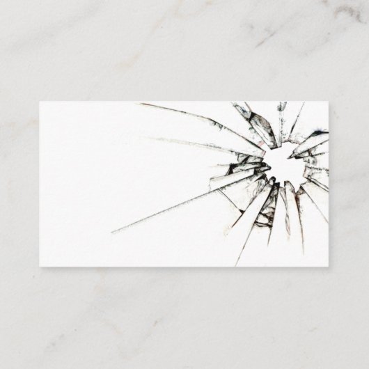 Auto Glasreparatur Visitenkarte (Rückseite)