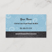 Auto-Glasreparatur-Visitenkarten Visitenkarte (Rückseite)