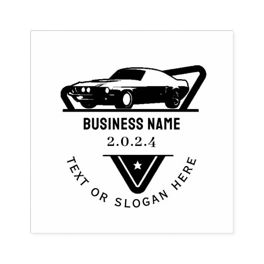 AUTO GUMMISTEMPEL (Prägung)