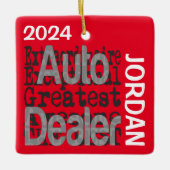 Auto Händler Extraordinator Keramikornament (Vorderseite)