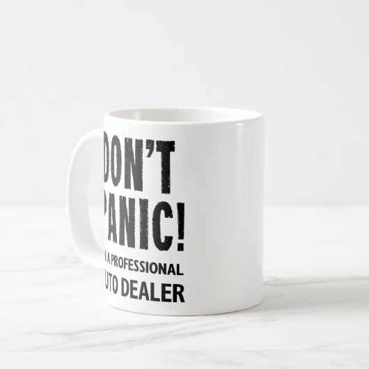 Auto-Händler Kaffeetasse (Vorderseite Links)
