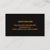 Auto, Händler, Visitenkarte (Rückseite)