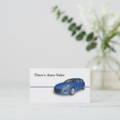 Auto-Händler Visitenkarte (Stehend Vorderseite)