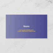 Auto-Händler-Visitenkarte Visitenkarte (Rückseite)