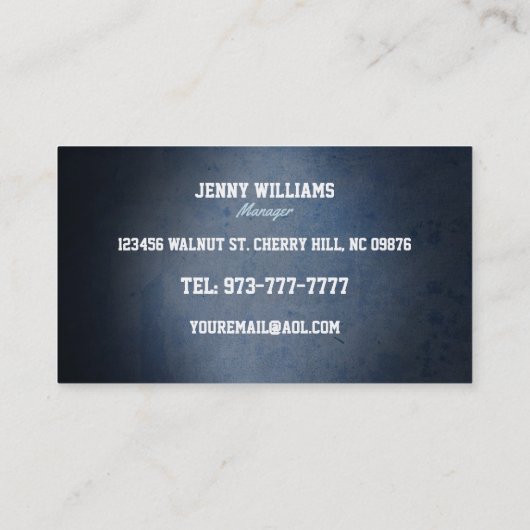 Auto-Händler-Visitenkarten Visitenkarte (Rückseite)