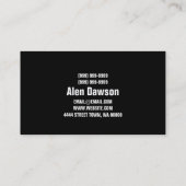 Auto-Händlerkarte Visitenkarte (Rückseite)