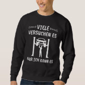 Auto-Hauptschrauber-Mechanik Garag Sweatshirt (Vorderseite)