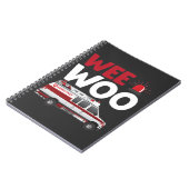 Auto-Hilfe-Ems-Fahrzeug für Erste Responder Notizblock (Linke Seite)