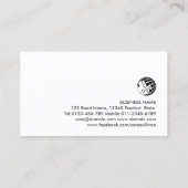 Auto-Hilfe für Schleppschlepper Visitenkarte (Rückseite)