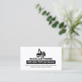 Auto-Hilfe für Schleppschlepper Visitenkarte (Stehend Vorderseite)