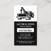 Auto-Hilfe für Schleppschlepper Visitenkarte (Vorderseite)