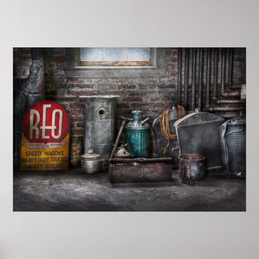Auto - Ich repariere Autos Poster (Vorne)