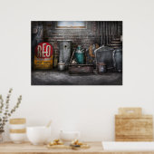 Auto - Ich repariere Autos Poster (Küche)