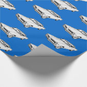 Auto-Illustration 1966 Pontiacs Le Mans Geschenkpapier (Ecke)