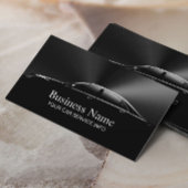 Auto im Detail Auto Automotive Beruflich Black Visitenkarte