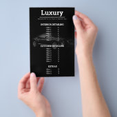 Auto im Detail Auto-Reinigung Reparatur Wash-Preis Flyer (Handgriff)