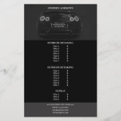 Auto im Detail Auto-Reinigungspreisliste Flyer (Vorne)