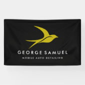 Auto im Detail | Auto Repair Shop Flying Bird-Logo Banner (Horizontal)