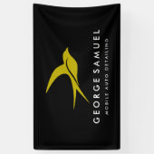 Auto im Detail | Auto Repair Shop Flying Bird-Logo Banner (Vertikal)