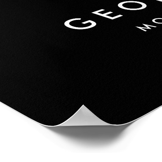 Auto im Detail | Auto Repair Shop Flying Bird-Logo Poster (Ecke)