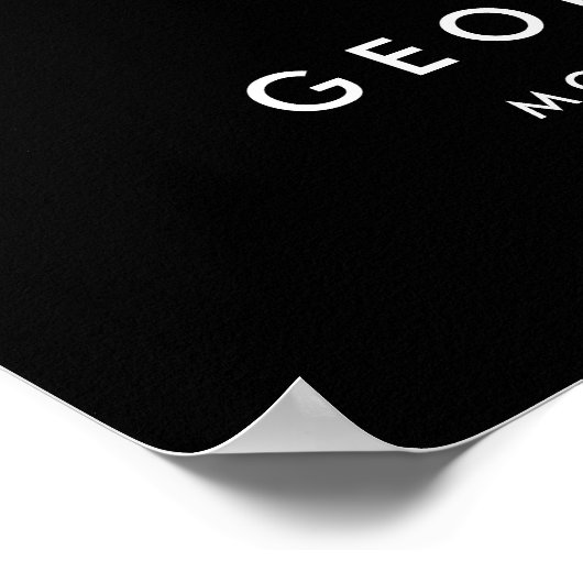 Auto im Detail | Auto Repair Shop Flying Bird-Logo Poster (Ecke)