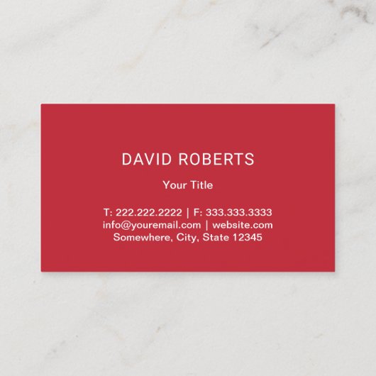 Auto im Detail Auto Reparatur Black Red Automotive Visitenkarte (Rückseite)