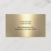 Auto im Detail Auto Reparatur Red & Gold Visitenkarte (Rückseite)