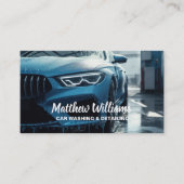 Auto im Detail Auto waschen Visitenkarte (Vorderseite)