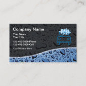 Auto im Detail Auto Wash Business Cards Visitenkarte (Vorderseite)