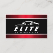 Auto im Detail Auto Wellness-Center Modernes Schwa Visitenkarte (Vorderseite)