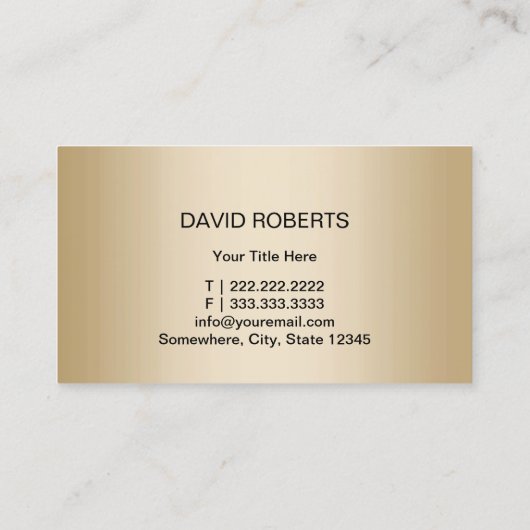 Auto im Detail Automotive Modernes Black & Gold Ca Visitenkarte (Rückseite)