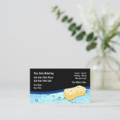 Auto im Detail Business Cards Neue Version Visitenkarte (Stehend Vorderseite)