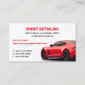 Auto im Detail Car Business Card Visitenkarte (Vorderseite)