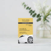 Auto im Detail Car Business Card Visitenkarte (Stehend Vorderseite)