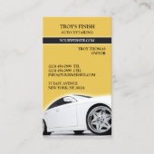 Auto im Detail Car Business Card Visitenkarte (Vorderseite)