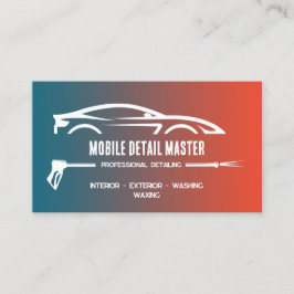 Auto im Detail der benutzerdefinierten QR Visitenkarte