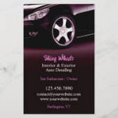 Auto im Detail Flyer (Vorne)