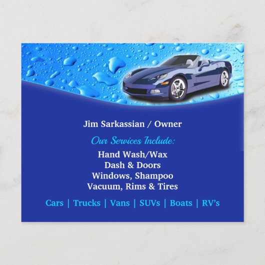 Auto im Detail Flyer (Hinten)