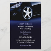 Auto im Detail Flyer (Vorne)