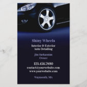 Auto im Detail Flyer (Vorne)