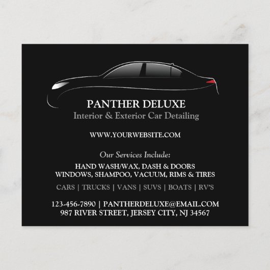 Auto im Detail Flyer (Hinten)