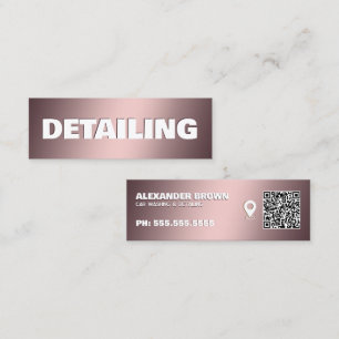 Auto im Detail Google Maps QR Mini Visitenkarte