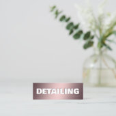 Auto im Detail Google Maps QR Mini Visitenkarte (Stehend Vorderseite)