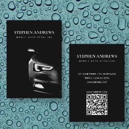 Auto im Detail Kraftfahrzeuge Reparatur QR-Code Visitenkarte