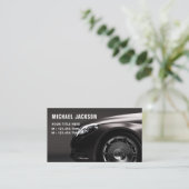 Auto im Detail Kraftfahrzeuge Reparatur QR-Code Visitenkarte (Stehend Vorderseite)