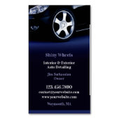 Auto im Detail Magnetische Visitenkarte (Vorderseite Vertikal)